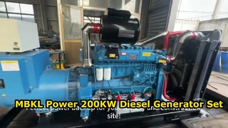 مجموعه دیزل ژنراتور 200 کیلووات – MBKL Power