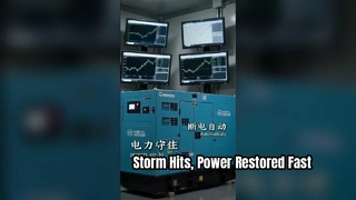 خرابی برق شدید آب و هوا | ژنراتور پشتیبان MBKL POWER ایستگاه بحرانی هواشناسی را بازیابی می کند