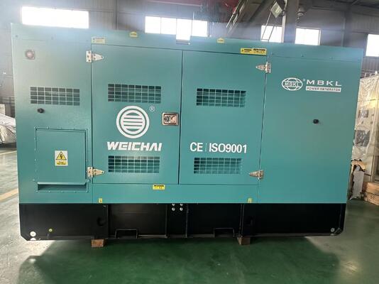 مجموعه ژنراتور دیزل ساکت ویچای - 140KVA / 112KW ، ساخت سنگین برای قدرت اصلی و آماده