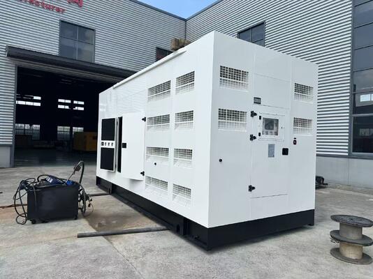 ژنراتور دیزل 1000 کیلو وات با محفظه صوتی برای کارخانه ها، مراکز داده و بیمارستان ها